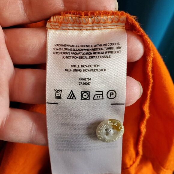 Columbia Bright Orange PFG Long Sleeve Fishing/Hunting shirt 2XLT - Picture 8 of 10